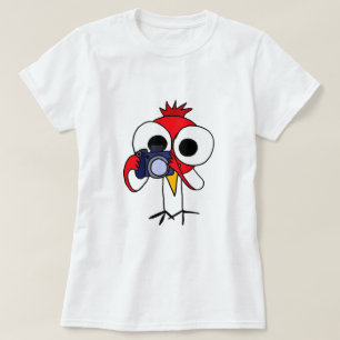 Camiseta XX- pássaro cardinal vermelho com desenhos