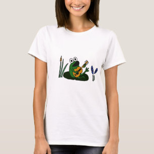 Camiseta XX- sapo do canto com guitarra