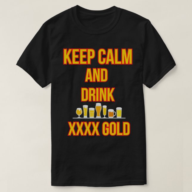 Camiseta Xxxx Dourado (Frente do Design)