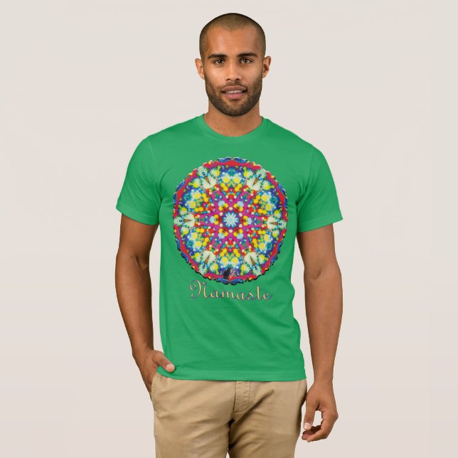 Camiseta Xycon Namaste Kaleidoscope (Frente Completa)