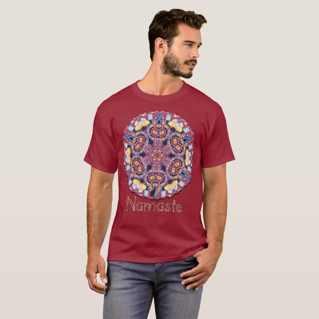 Camiseta Xylem Namaste Kaleidoscope (Frente Completa)