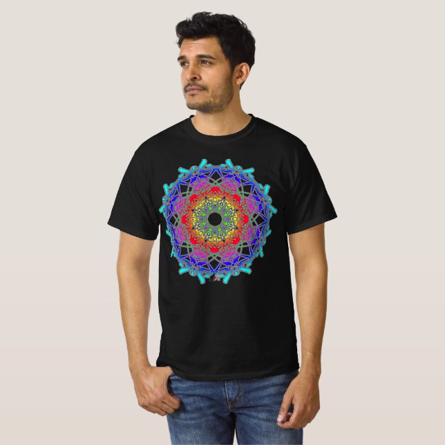 Camiseta Xylographic Spectra Glyph (Frente Completa)
