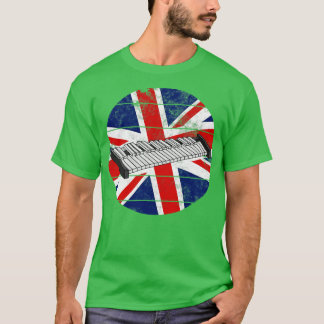 Camiseta Xylophone Reino Unido Bandeira Grã-Bretanha Xilofo