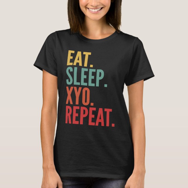 Camiseta Xyo Crypto Coma Sono Xyo Repetir (Frente)