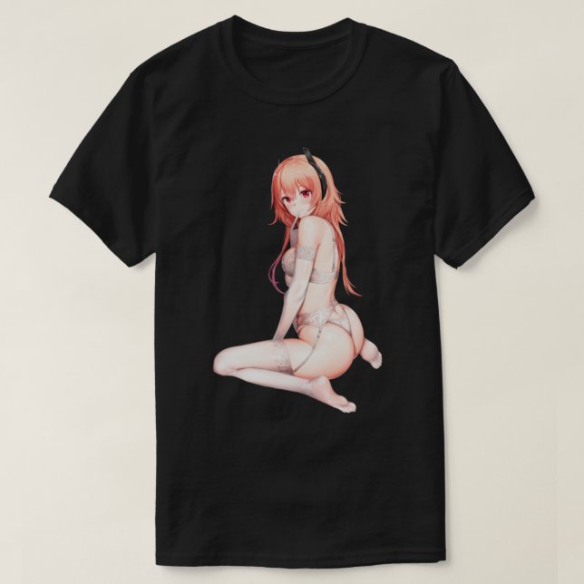 Camiseta y anime girl  (Frente do Design)