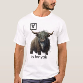 Camiseta Y é para Yak T-Shirt
