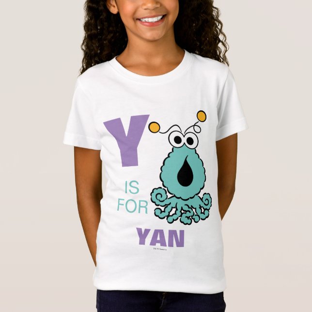 Camiseta Y é para Yip-Yips | adiciona seu nome (Frente)