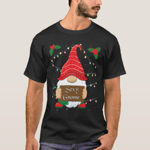 Camiseta Y Gnomo Matching Family Natal pijamas X mas Ho
