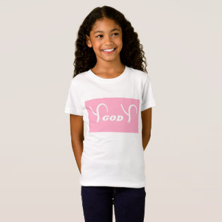 Camiseta "Y God Y" Pink T-Shirt Design