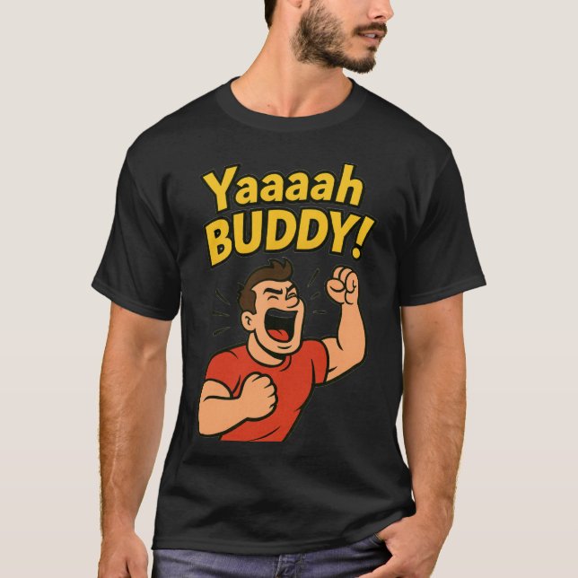 Camiseta Yaaaah Buddy Power Burst (Frente)