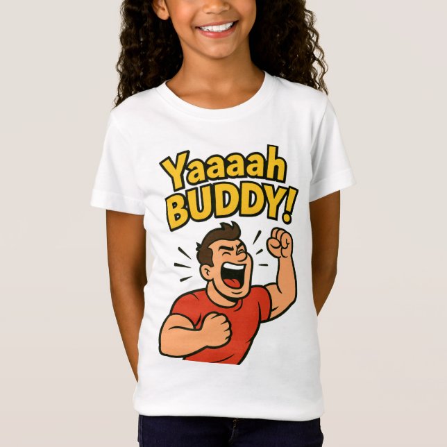 Camiseta Yaaaah Buddy Power Burst (Frente)