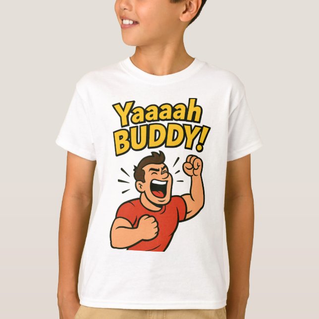 Camiseta Yaaaah Parceiro Explosão de Poder (Frente)