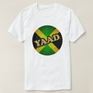 Camiseta Yaad Jamaican Flag Round-Patterned