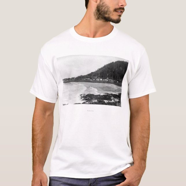 Camiseta Yachats, opinião da cidade de Oregon e fotografia (Frente)