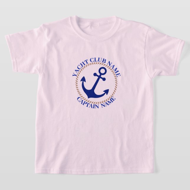 Camiseta Yacht club marinho Náutico (Postura )