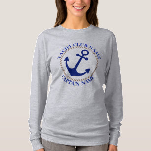 Camiseta Yacht club marinho Náutico