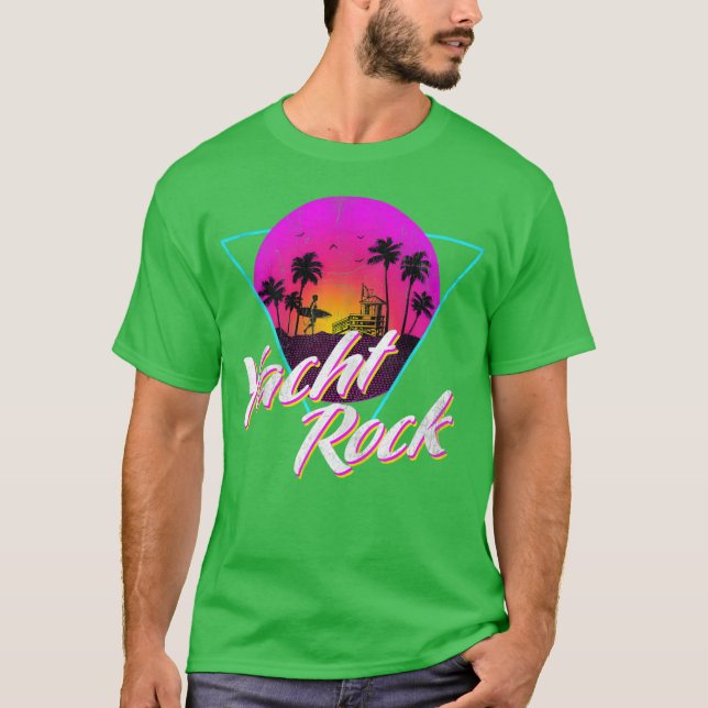 Camiseta Yacht Rock Party Boat Drinking Beach friends (Frente)