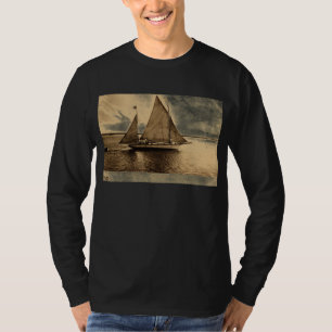 Camiseta Yachting no Lago Erie, vintage 1909 do búfalo NY