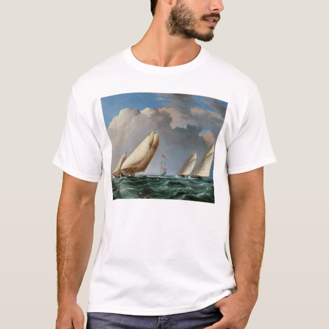 Camiseta Yachts Arredondando A Marca (Frente)