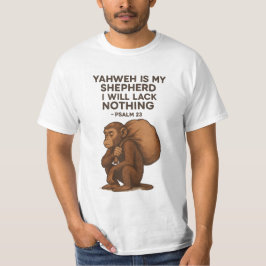 Camiseta Yahweh É Meu Pastor - Espiritual Macaco Cristão