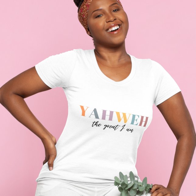 Camiseta Yahweh o grande Eu sou cristão (Yahweh The Great I Am T-shirt)