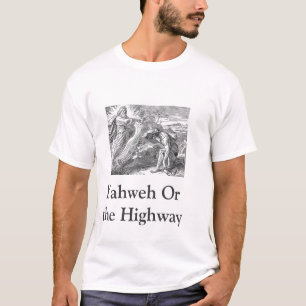 Camiseta Yahweh ou o t-shirt da estrada
