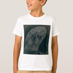 Camiseta yaie worm desenho e sua alma cresce escura