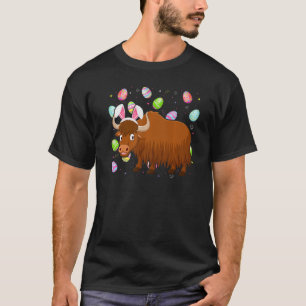 Camiseta Yak Bunny Easter Egg  Funny Yak Easter Sunday