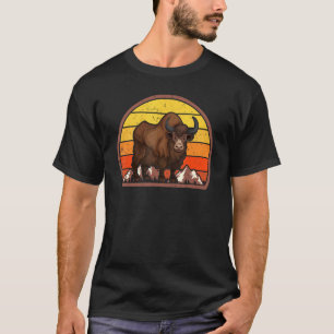 Camiseta Yak Doméstico Sunset Retro Yak