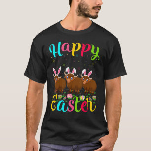 Camiseta Yak Funny Easter Egg Bunny Yak Happy Easter
