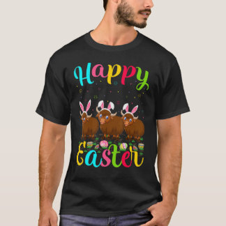 Camiseta Yak Funny Easter Egg Bunny Yak Happy Easter