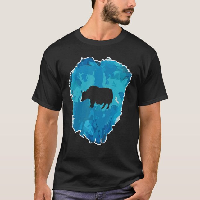 Camiseta Yak In An Ice Block For Eternity (Frente)