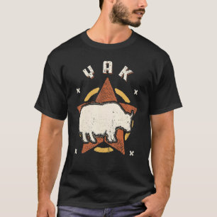 Camiseta Yak Vintage Retro Classic Animal