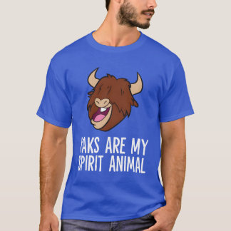 Camiseta Yaks São o Meu Animal Espiritual presente