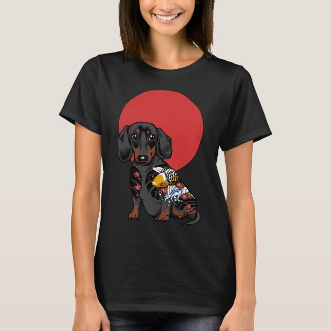 Camiseta Yakuza Dachshund (Frente)