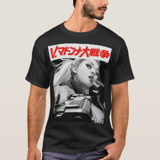 Camiseta Yakuza Japonês Cyberpunk Girl Style