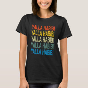 Camiseta Yalla Habibi Calliografia Árabe