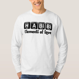 Camiseta Yalla Habibi Engraçado Árabe Libanês Amar Palavra