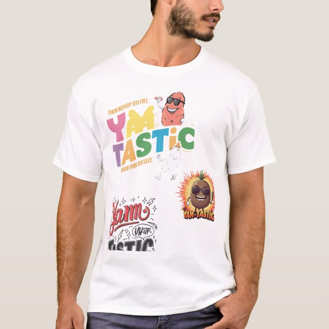 Camiseta Yam-Tastic Men's T-Shirt Design ✅ (Frente)