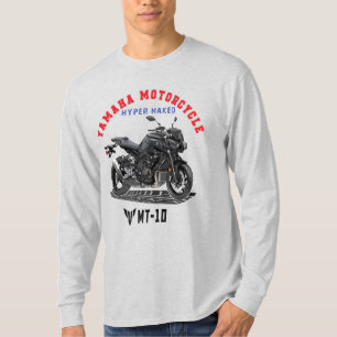 Camiseta YAMAHA MT-10 Roupa do Designer Personalizado