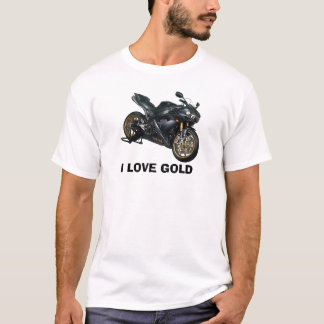 Camiseta yamaha-r1-BG, EU AMO O OURO