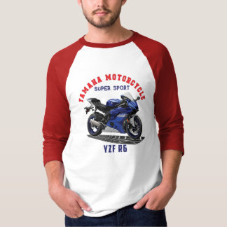 Camiseta YAMAHA YZF R6 Personalizar Roupa do Designer