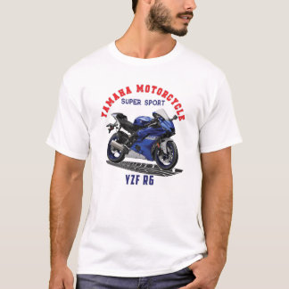 Camiseta YAMAHA YZF R6 Personalizar Roupa do Designer