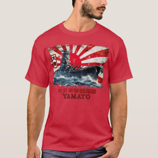 Camiseta YAMATO - nave de batalha japonesa ww2