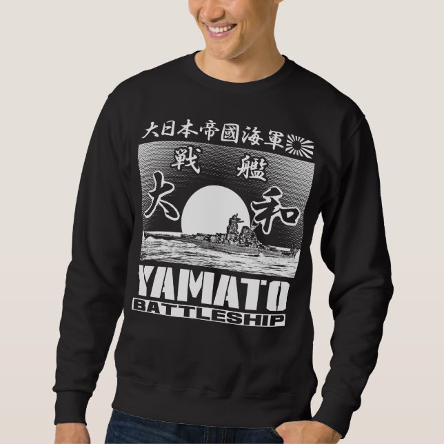 Camiseta Yamato Sweatshirt do batalhão (Frente)