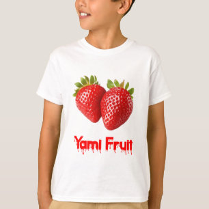 Camiseta Yami Fruta Cherries - design de amizade bonita!