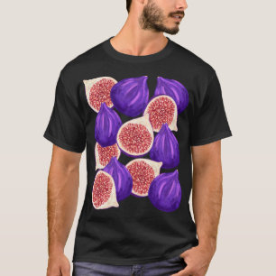 Camiseta Yammy Watercolor Fig Fruta