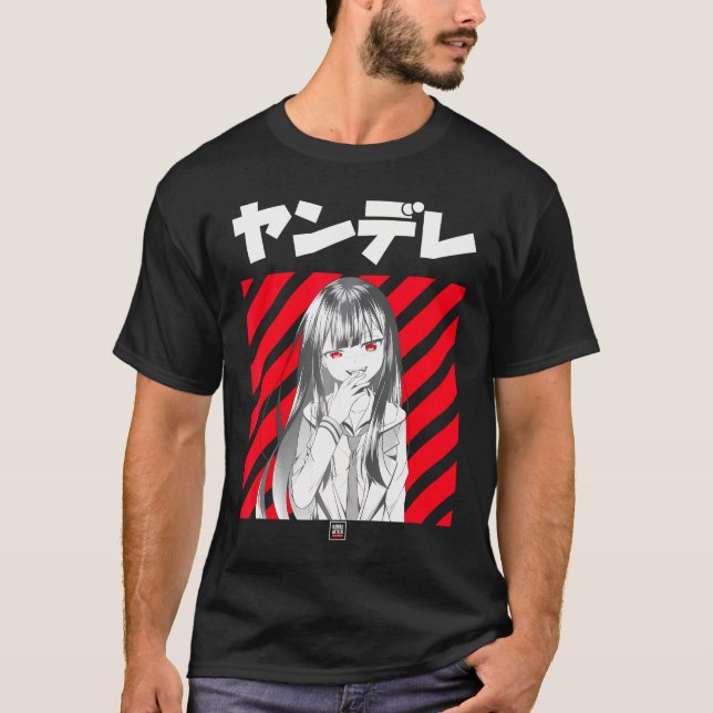 Camiseta Yandere Kawaii Japonês Anime (Frente)