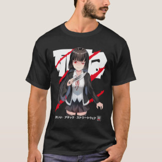 Camiseta Yandere Kawaii Japonês Anime