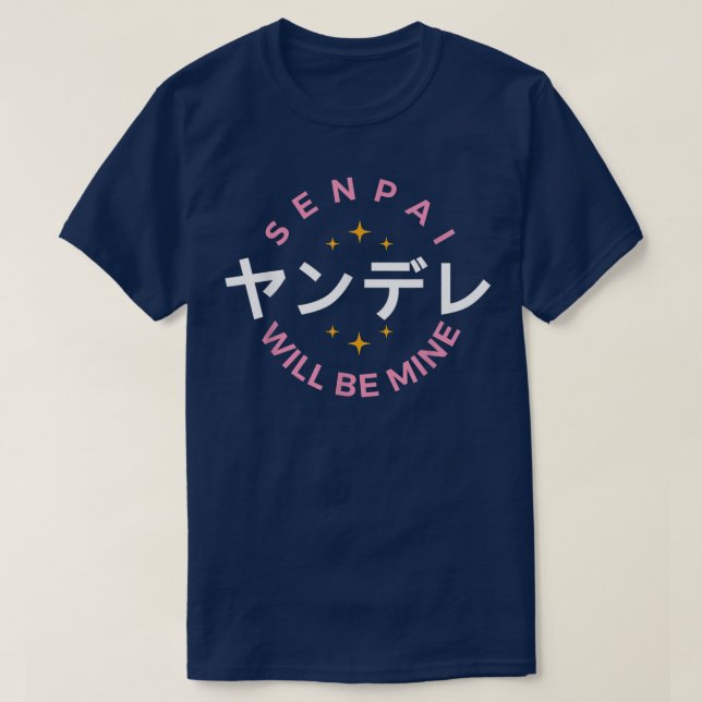 Camiseta Yandere T Kawaii Japonês Anime Manga Otaku (Frente do Design)